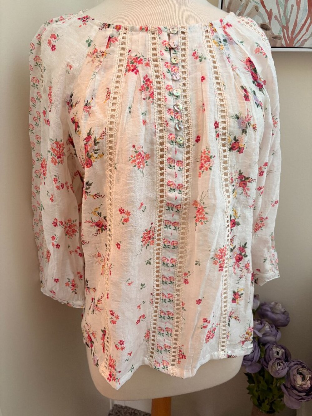 Figueroa & Flower shirt, size L NWT